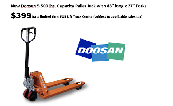 Doosan pallet jack